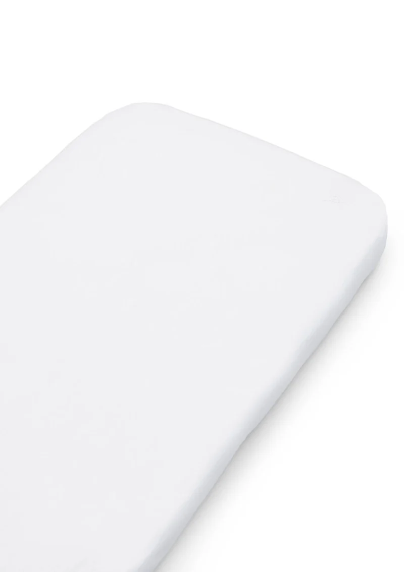 Spannbettlaken 'Clove' für Beistellbett/Wiege Simply White 82 x 42 x 5 cm