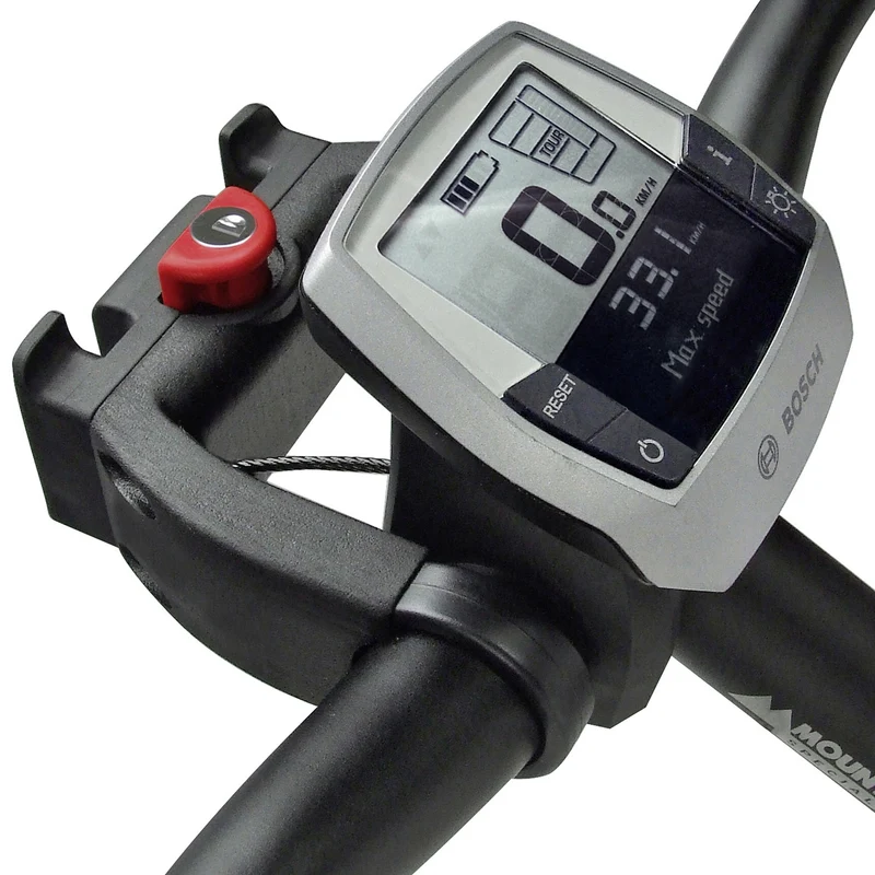 KLICKfix Lenker - Adaptador E con cerradura (para bicicletas eléctricas) (black)
