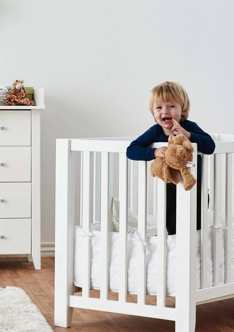 Babybett 'ANTON' weiß 120 x 60 cm