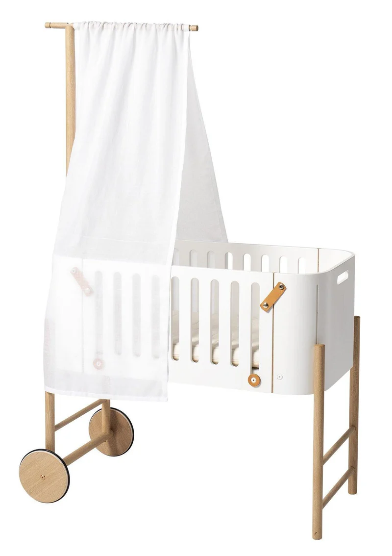 Betthimmel für Beistellbett 'Wood' Weiß