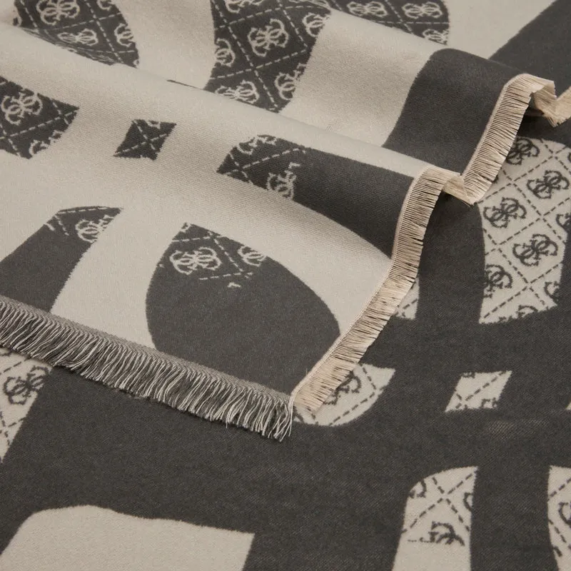 Guess Jacquard Kefiah - Pañuelo 135x135 cm (black)
