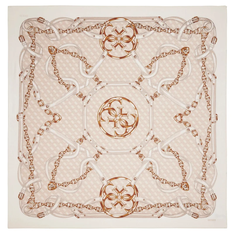 Guess Noelle Printed Kefiah - Pañuelo 130x130 cm (ivory)