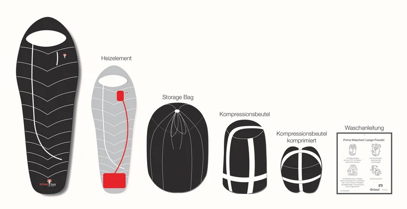 DownWool-Hybrid Ice Cold 200 Wide Schlafsack | -12 °C
