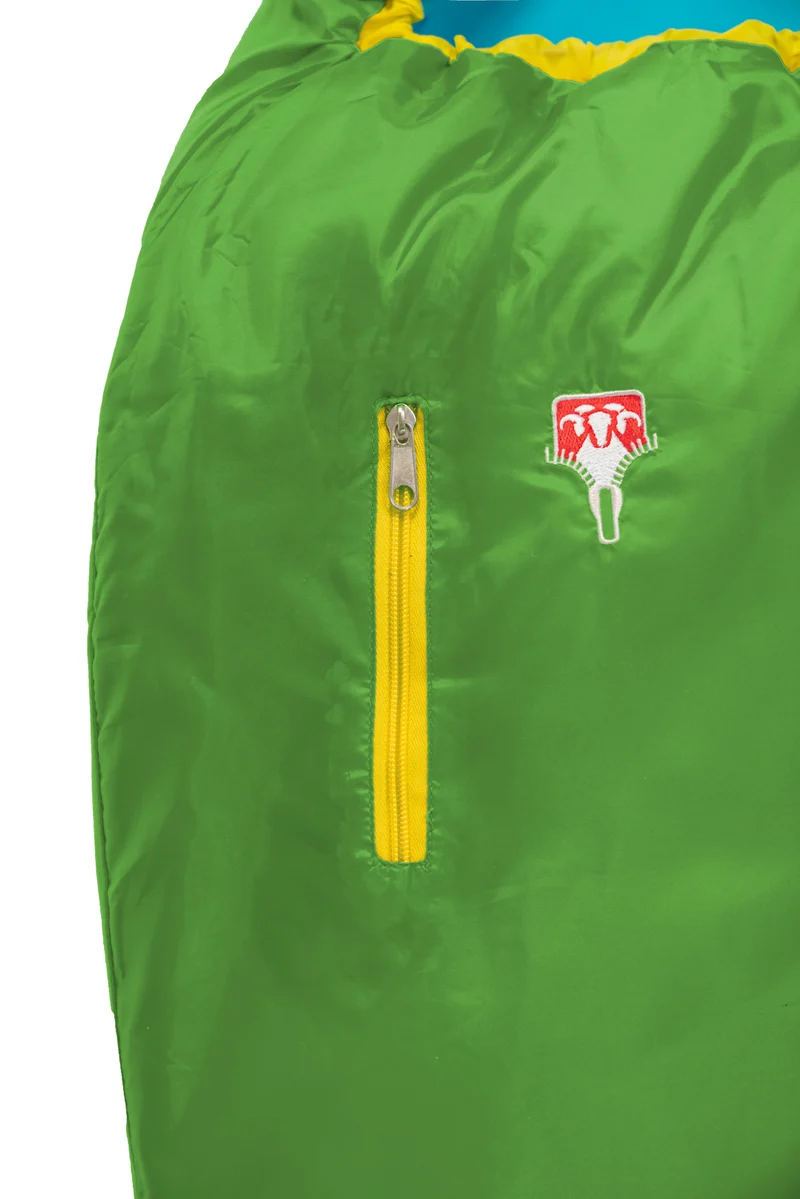 Kids Grow Colorful Kinderschlafsack | Gecko Green