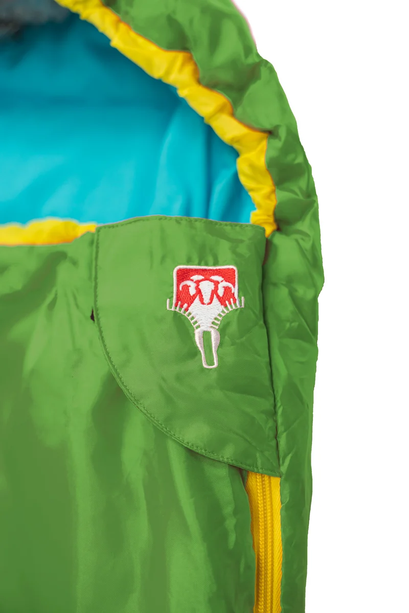 Kids Grow Colorful Kinderschlafsack | Gecko Green