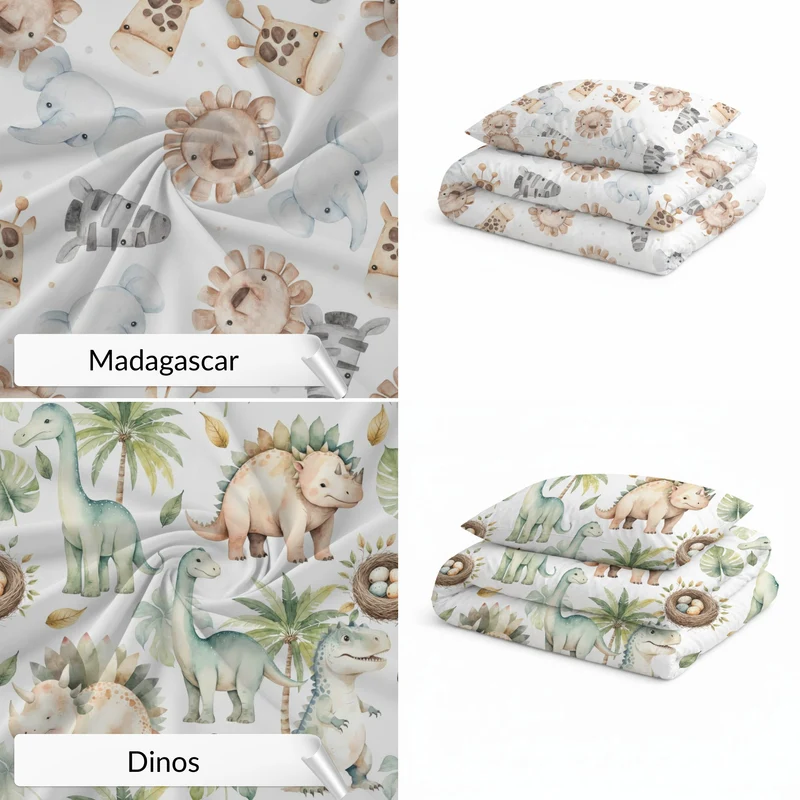 Kinderschlafsack Set | Premium Baumwolle & Samt