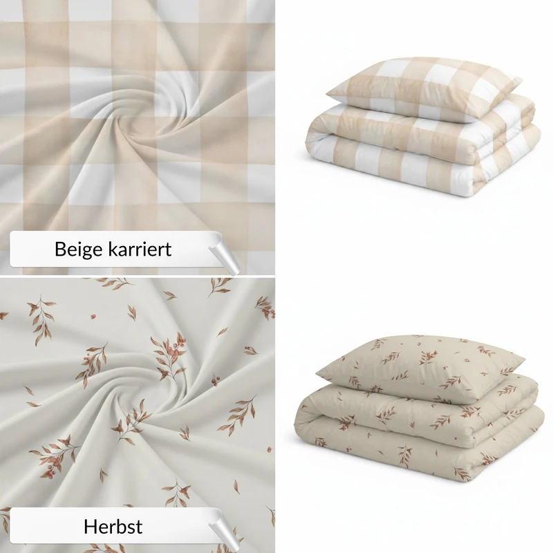 Kinderschlafsack Set | Premium Baumwolle & Samt