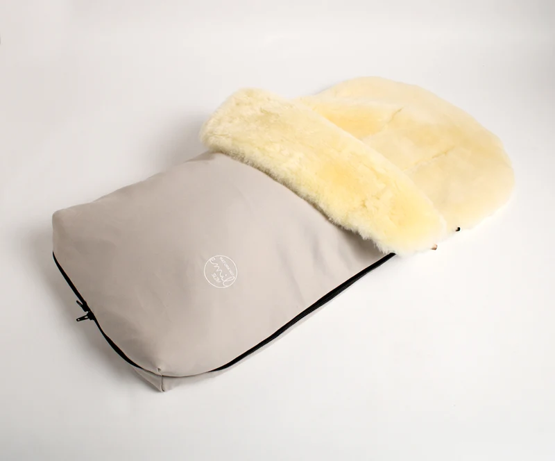 Lammfell Fußsack Emil Slim Set