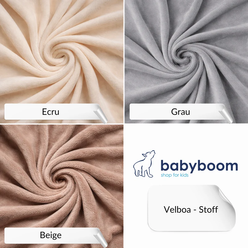Dekokissen in Mondform | Velboa-Stoff