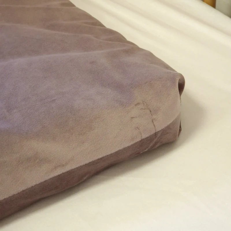 Babyschlafsack mit Bärenohren | Premium Baumwolle Retro Schmetterling & Samt Opal | 75 cm | 2,5 TOG