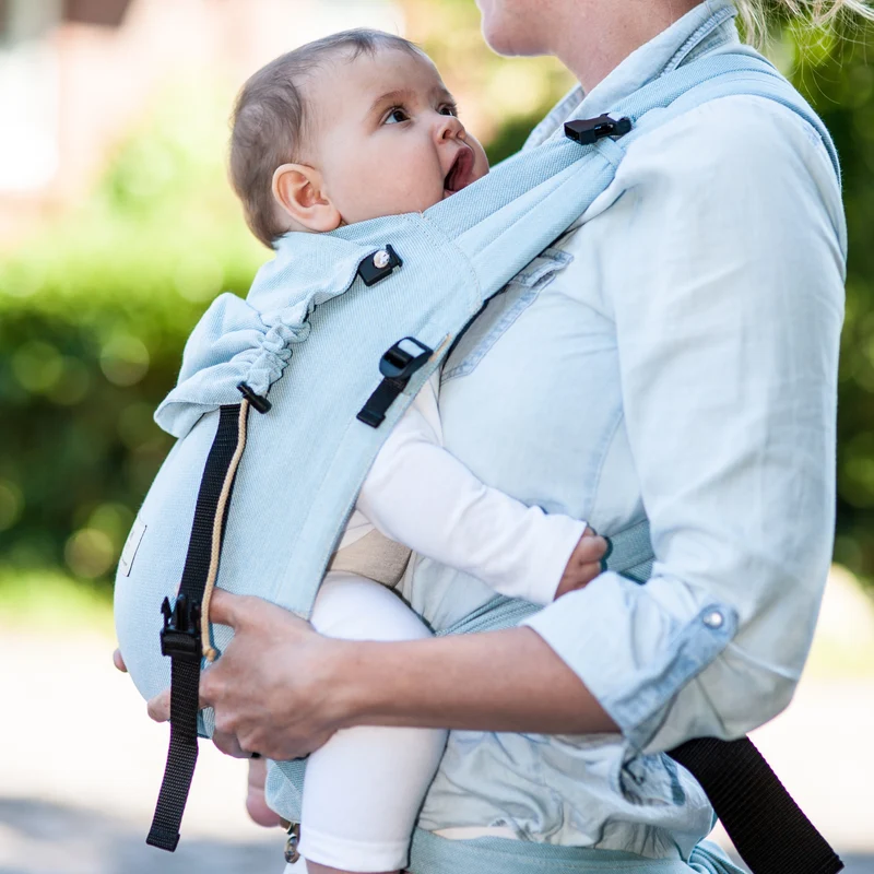 Storchenwiege Babycarrier Aqua