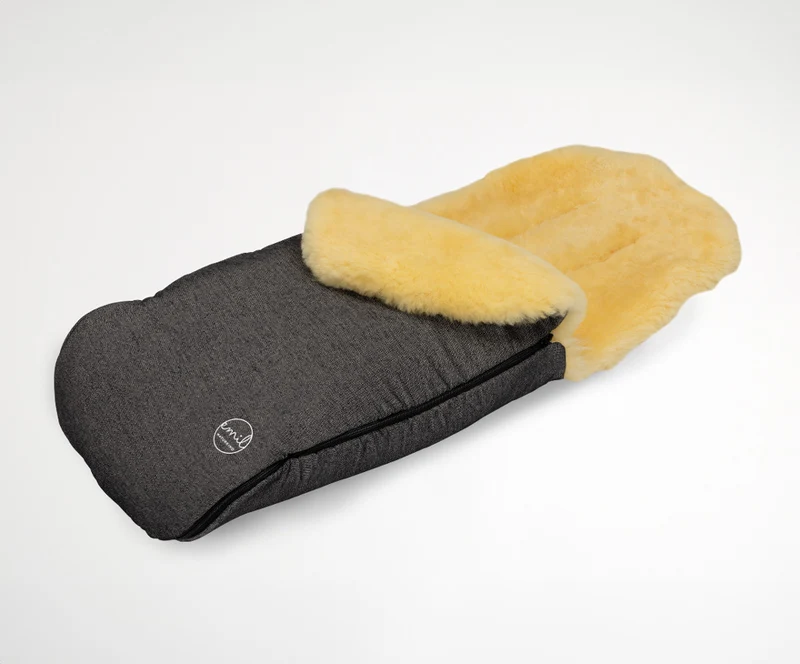Lammfell Fußsack EMIL Set