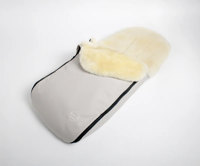 Lammfell Fußsack EMIL Set