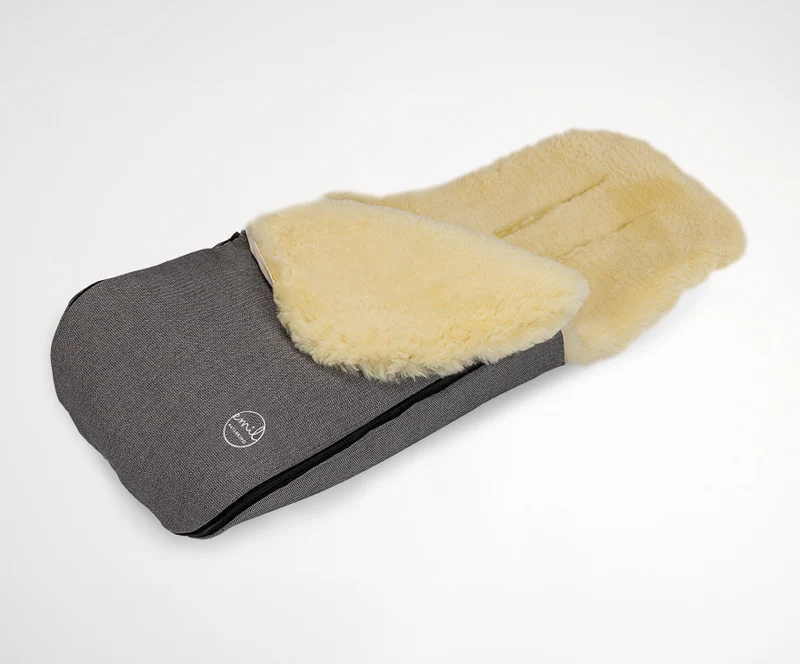 Lammfell Fußsack EMIL Set