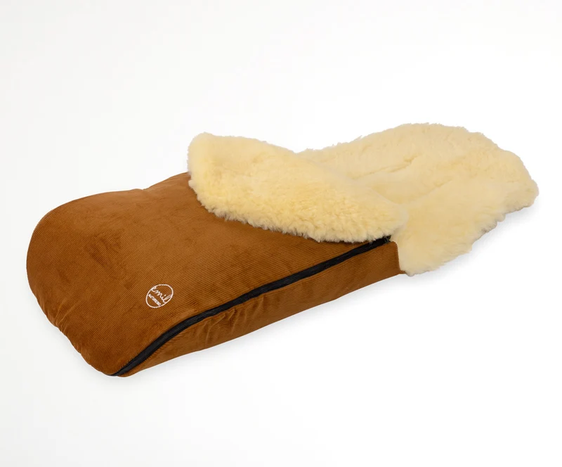 Lammfell Fußsack EMIL Set