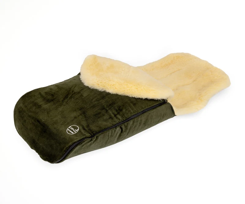 Lammfell Fußsack EMIL Set