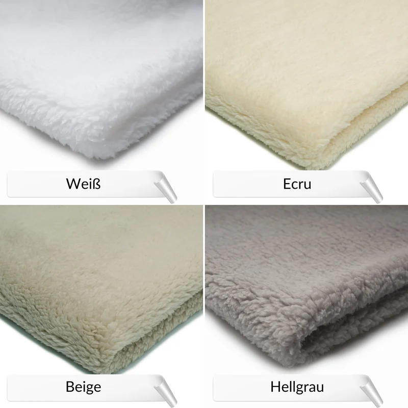 Krabbeldecke Wolke "Premium-Linie" | Baumwolle & Teddy-Stoff