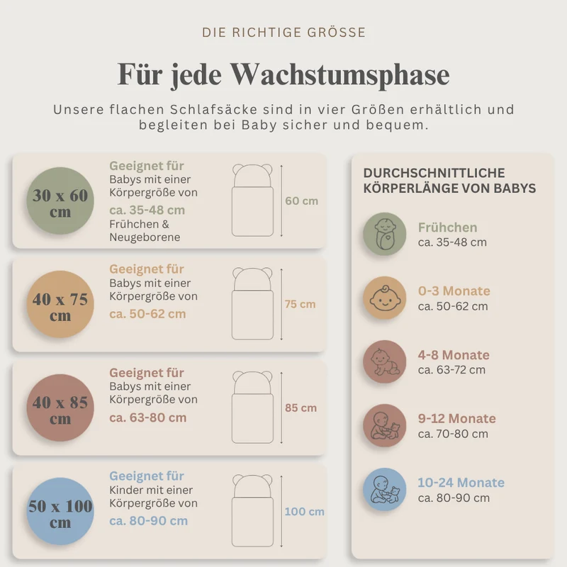Flacher Schlafsack Etno mit Fransen | Baumwolle