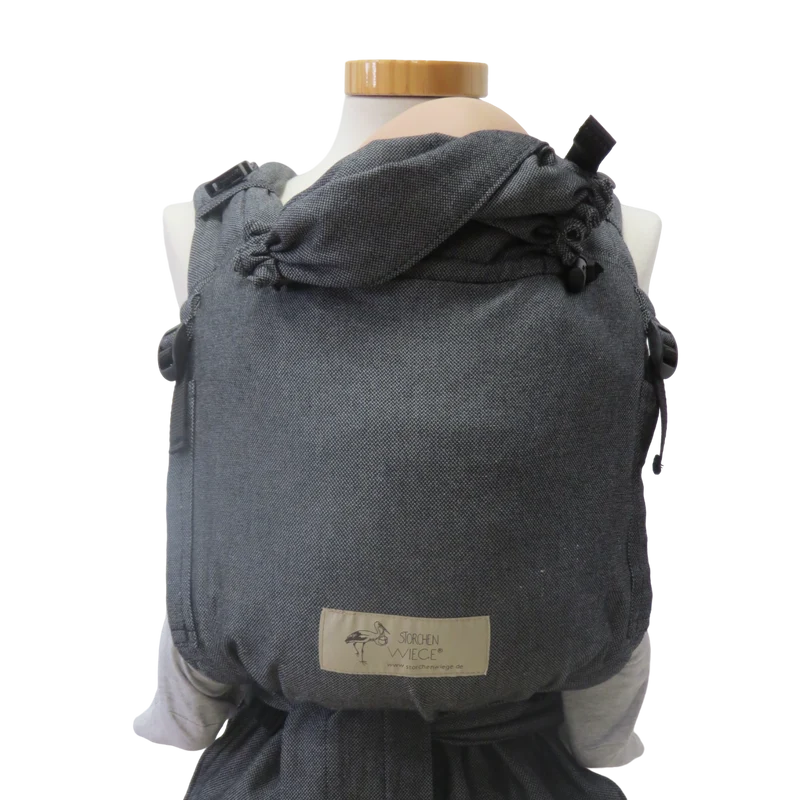 Storchenwiege Babycarrier Graphit