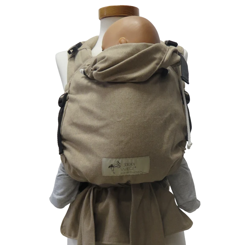 Storchenwiege Babycarrier Sand