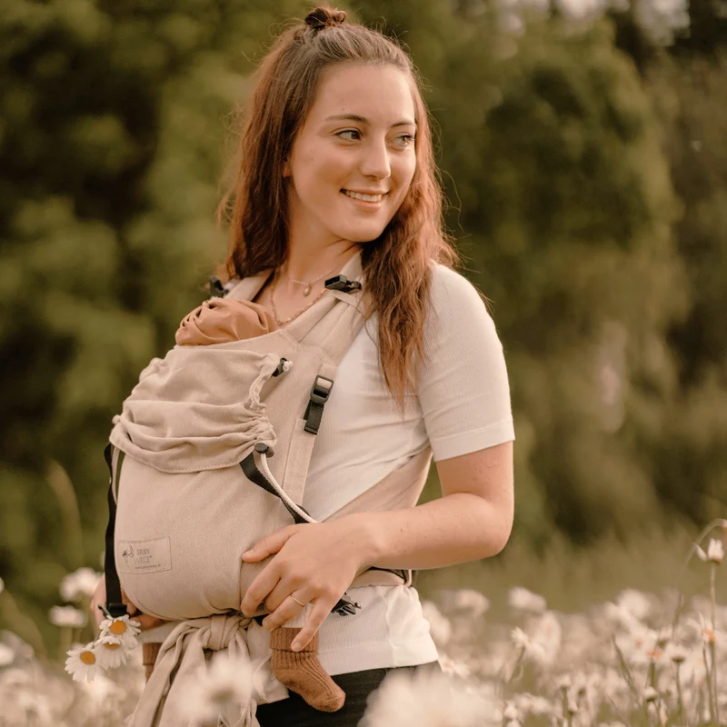 Storchenwiege Babycarrier Natur