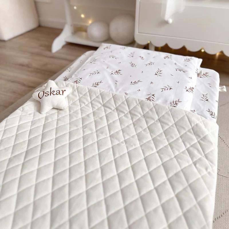 Kinderschlafsack Set | Premium Baumwolle & Samt