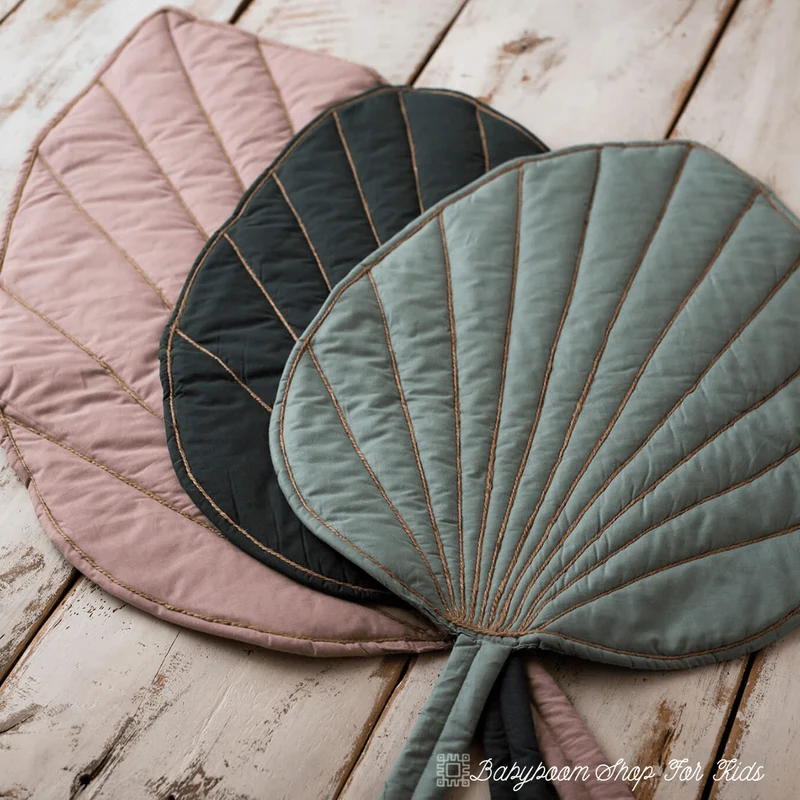 Spielmatte | Krabbeldecke | Dekoration "Palme" | Baumwolle - Gr. L & XL