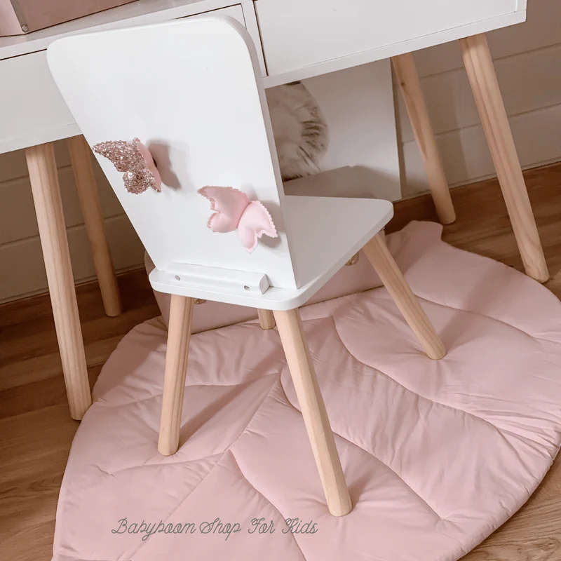 Spielmatte | Krabbeldecke | Dekoration "Blatt" | Baumwolle