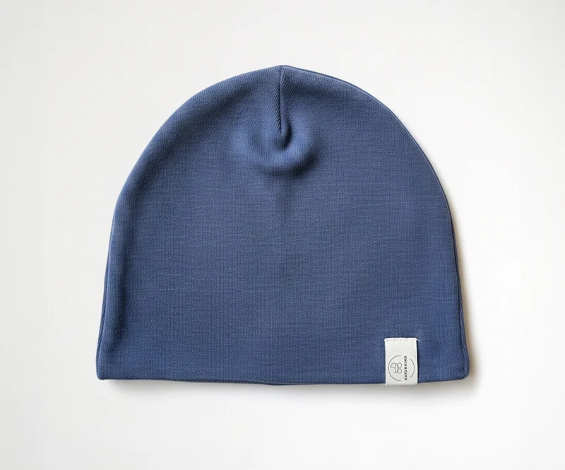 Wolle & Seide Beanie, GOTS