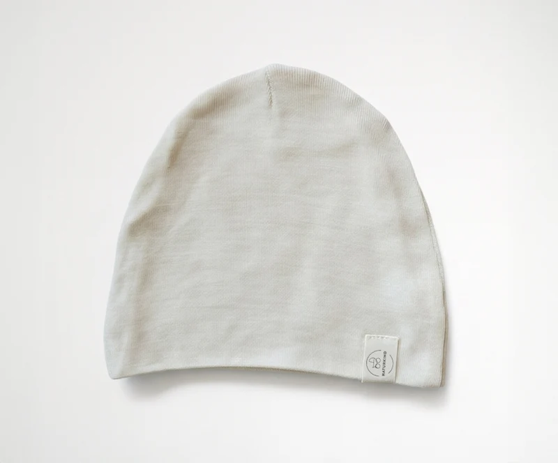 Wolle & Seide Beanie, GOTS