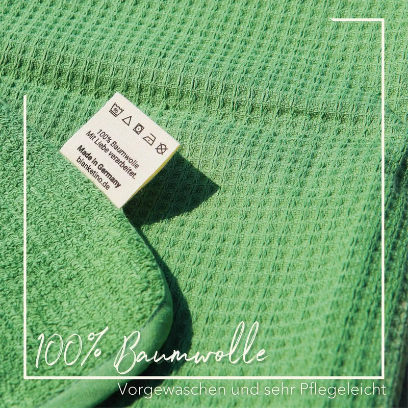 Saunahandtuch aus 100% Baumwolle · Seegrasgrün