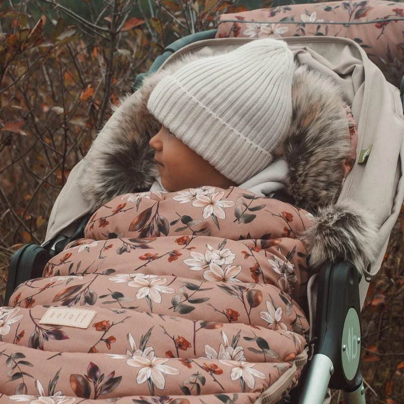 Winterfußsack inkl. Handmuff | Boho Bouquet