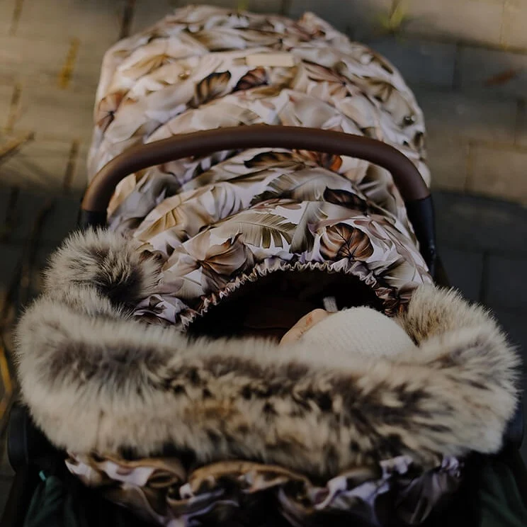 Winterfußsack inkl. Handmuff | Boho Jungle