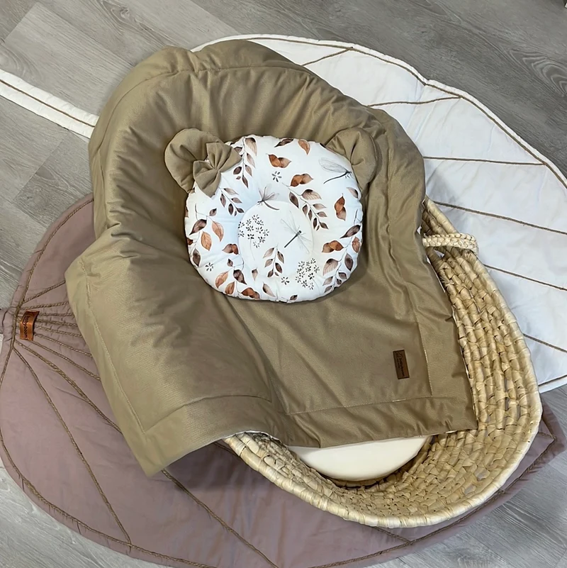 Babyhörnchen inkl. Kissen | Premium Baumwolle & Samt