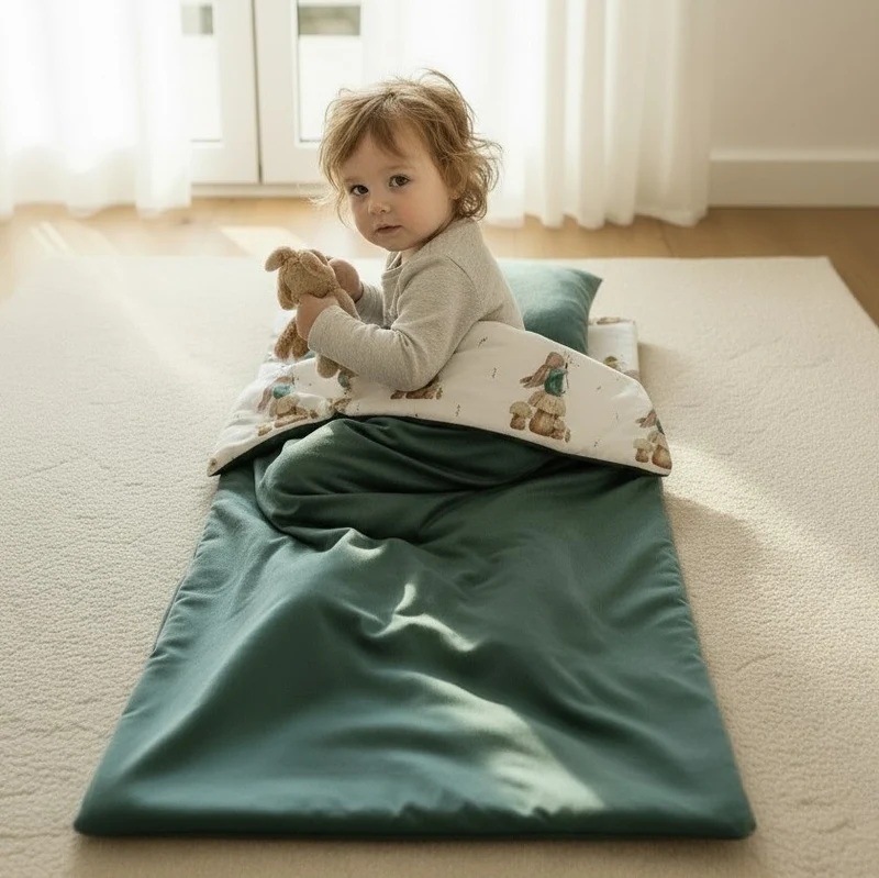 Premium Schlafsack | Premium Baumwolle & Samt