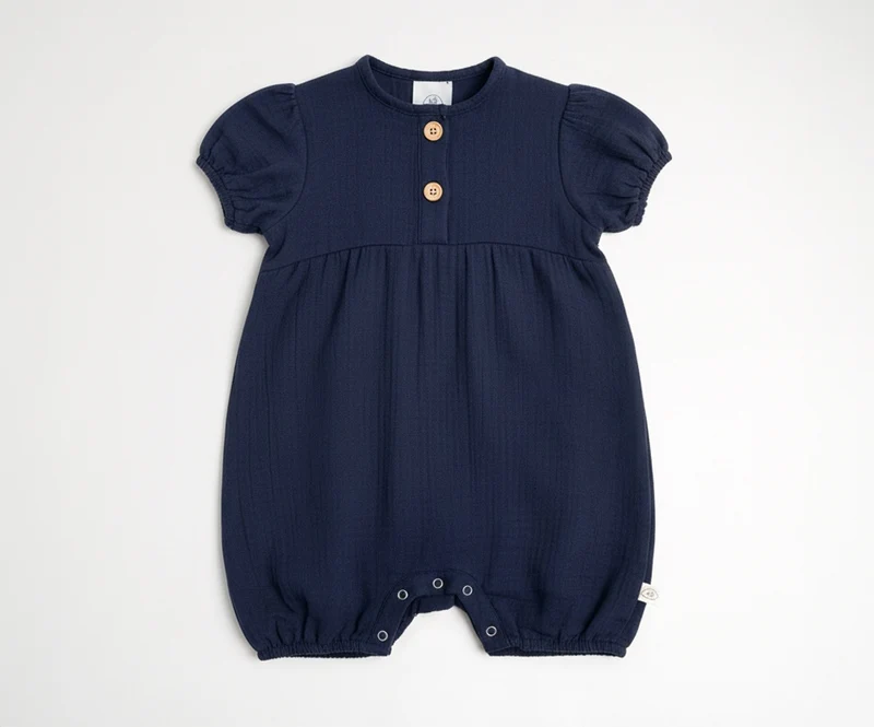 Musselin Sommer-Overall, GOTS