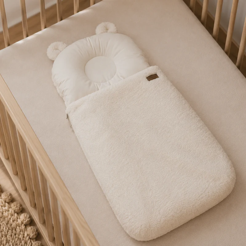 Babyschlafsack "Premium-Linie" | Baumwolle & Teddy-Stoff