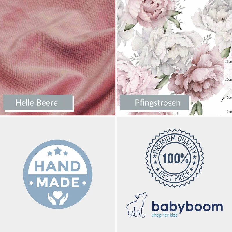 Handmuff ESKIMO | Pfingstrosen & Helle Beere