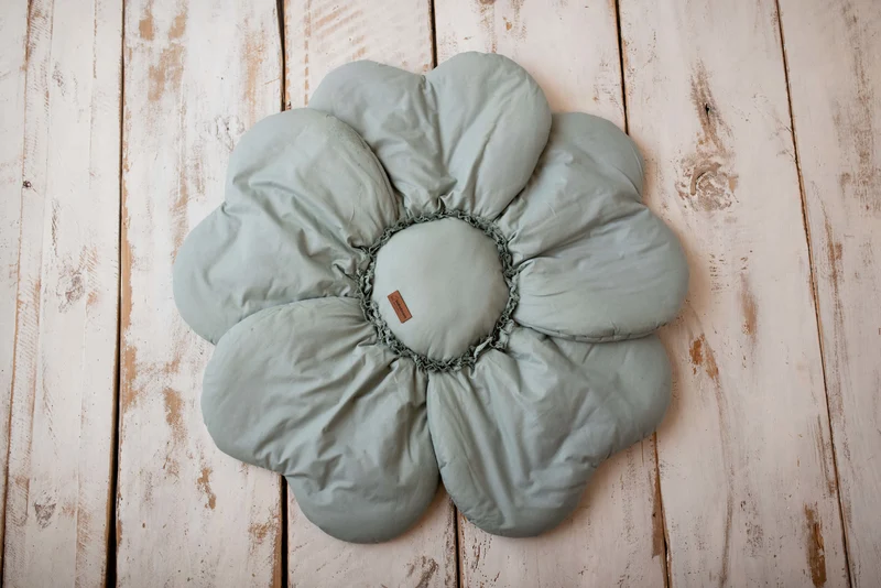 Spielmatte | Krabbeldecke | Dekoration "Blume" | Baumwolle