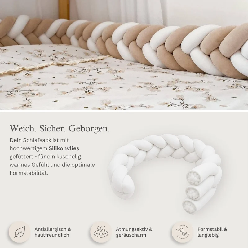 Bettschlange MAXI | Velours