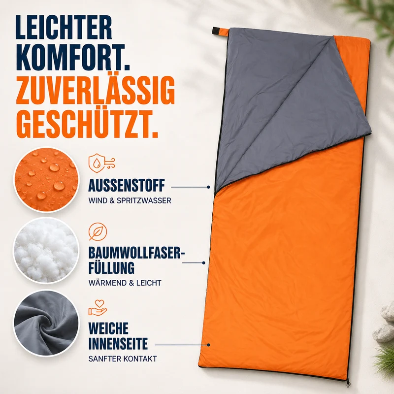 TerraVey | TrailNest Umschlag-Schlafsack