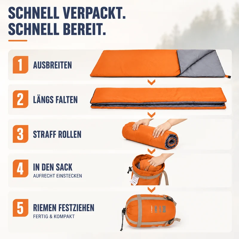 TerraVey | TrailNest Umschlag-Schlafsack