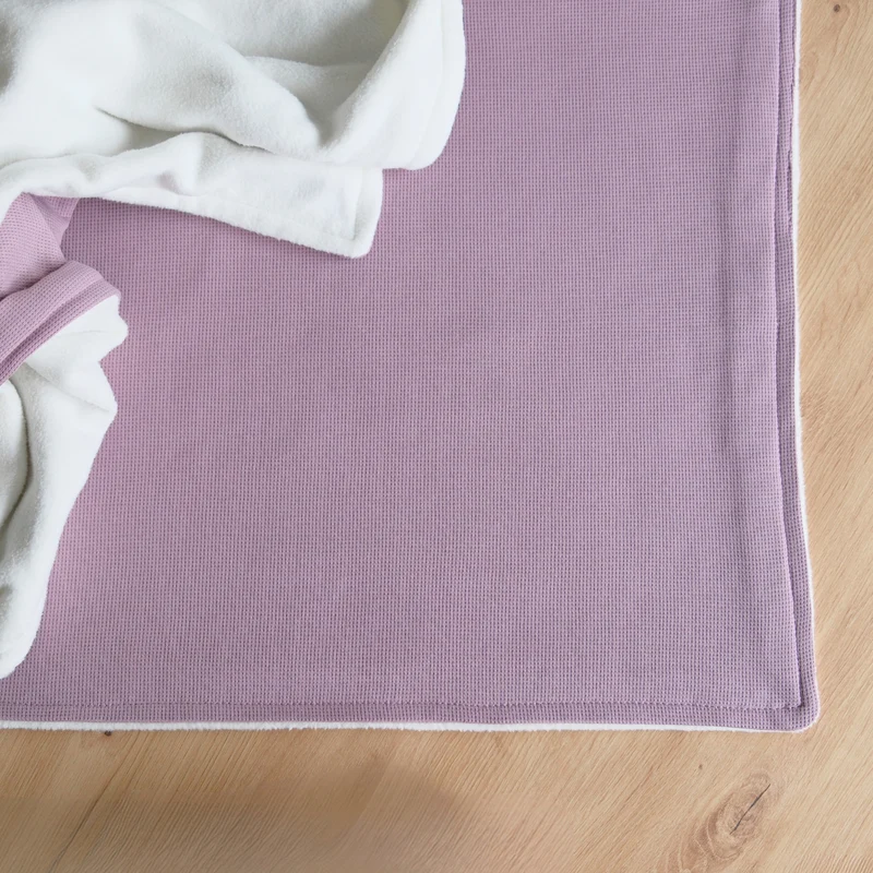 Kuscheldecke aus Baumwolle · 140 x 210 cm · Beere