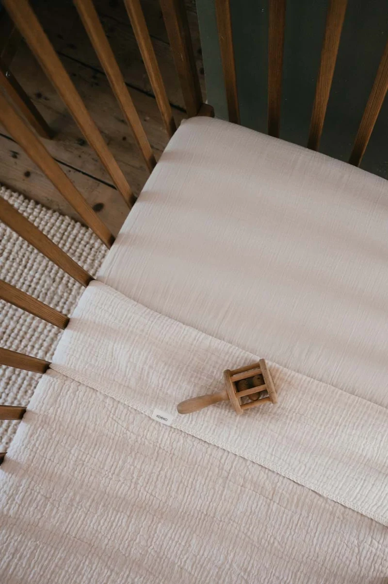 Bassinet blanket Rivoli warm white