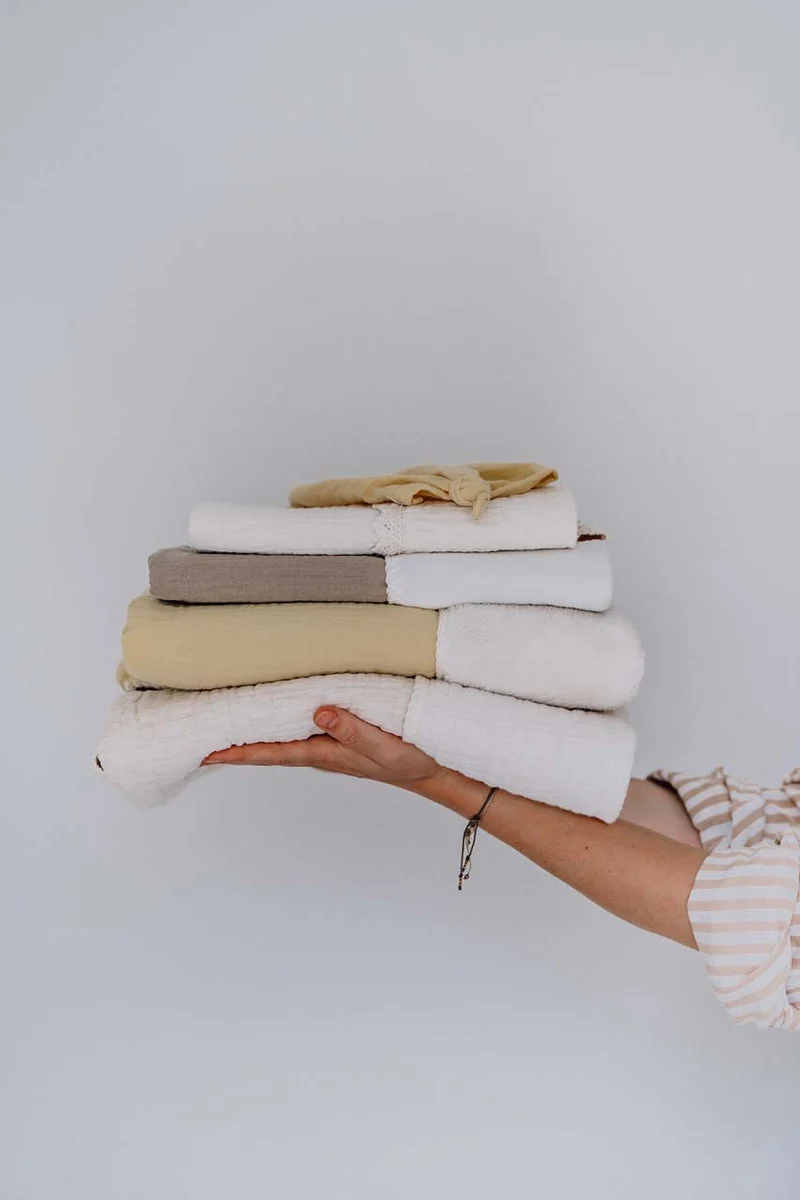 Bassinet blanket Rivoli warm white