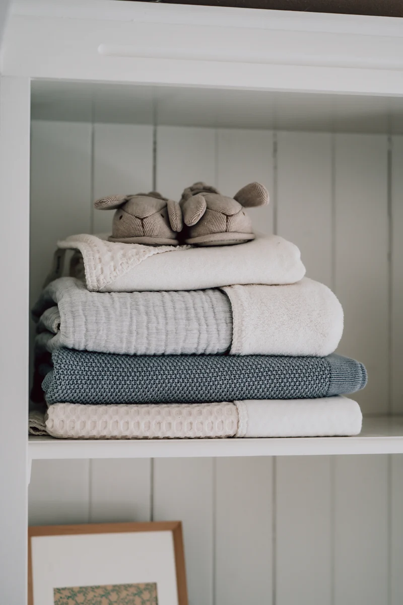 Cot blanket teddy Rivoli stone