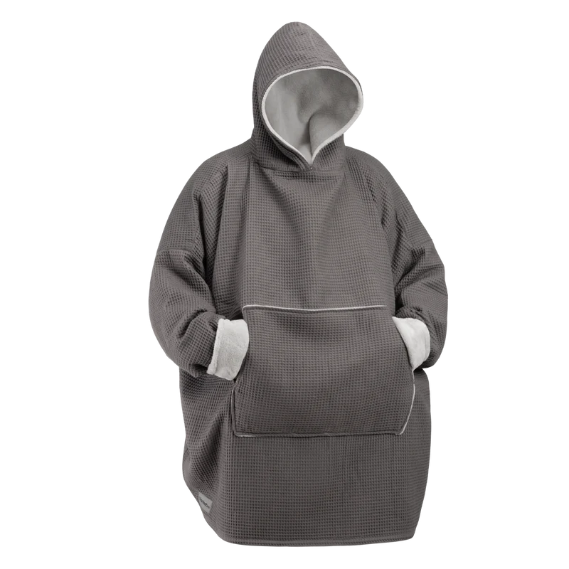 Kuschel-Hoodie mit Kapuze • Grau • Gletschergrau