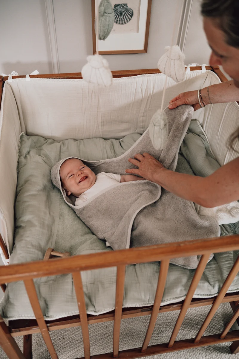 Wrap towel new born Dijon Daily clay