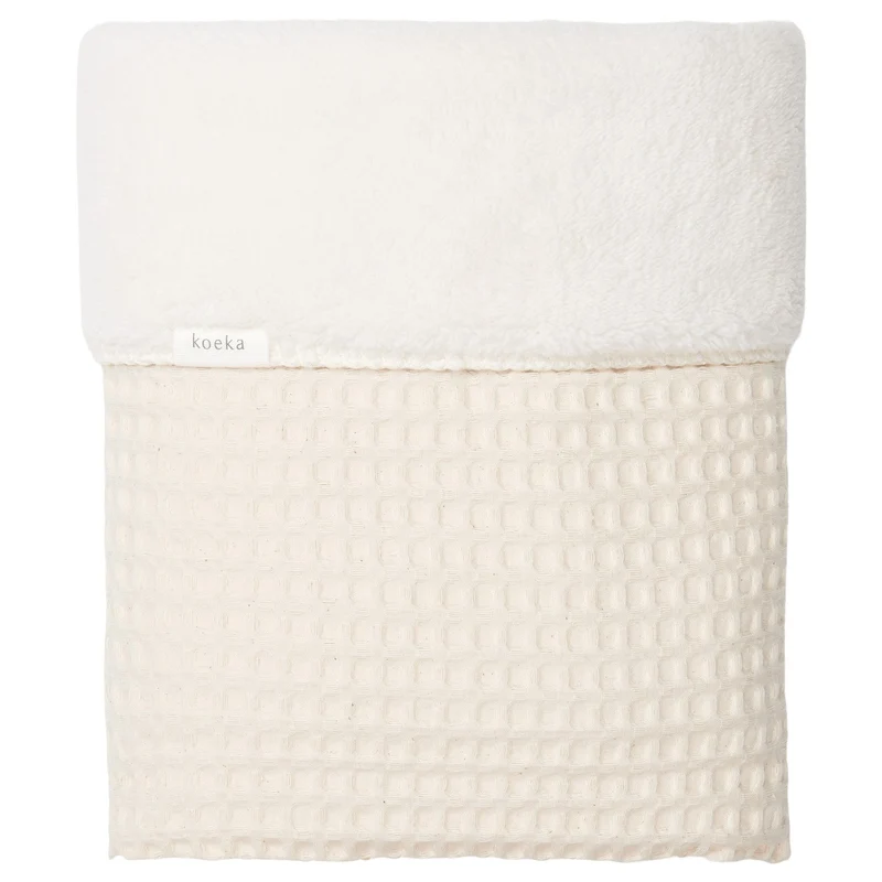 Single bed blanket teddy Oslo natural