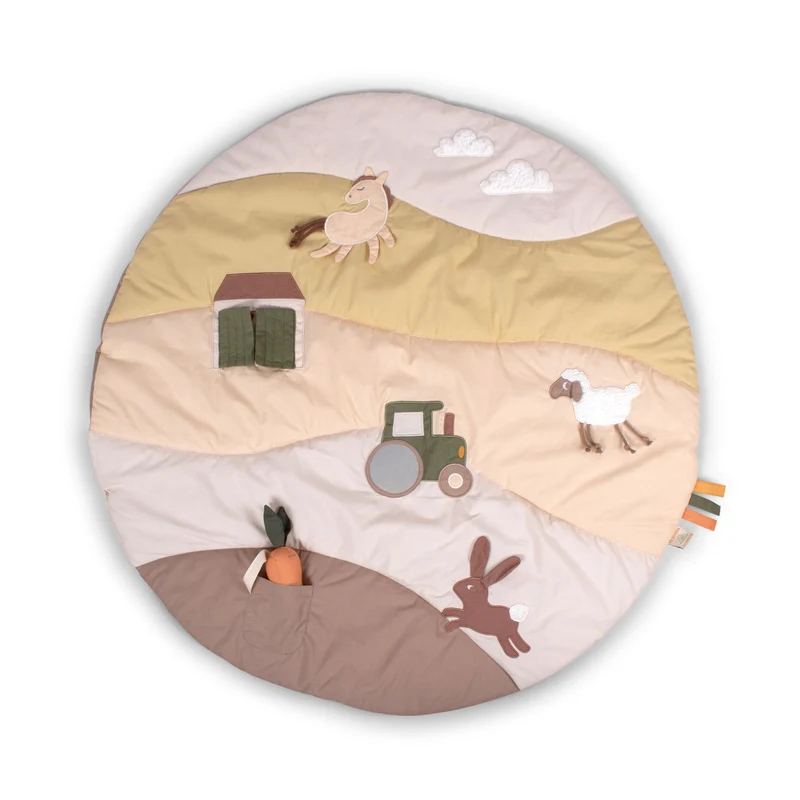 FILIBABBA Spiel- und Krabbeldecke - Mein grosser Bauernhof